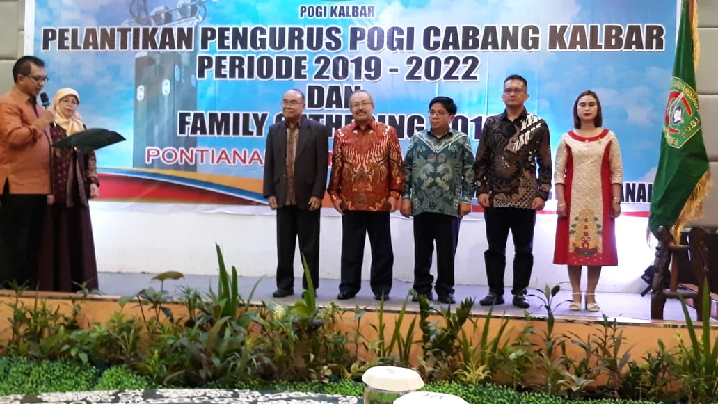 Pelantikan POGI Cabang Kalimantan Barat Periode 2019 - 2022