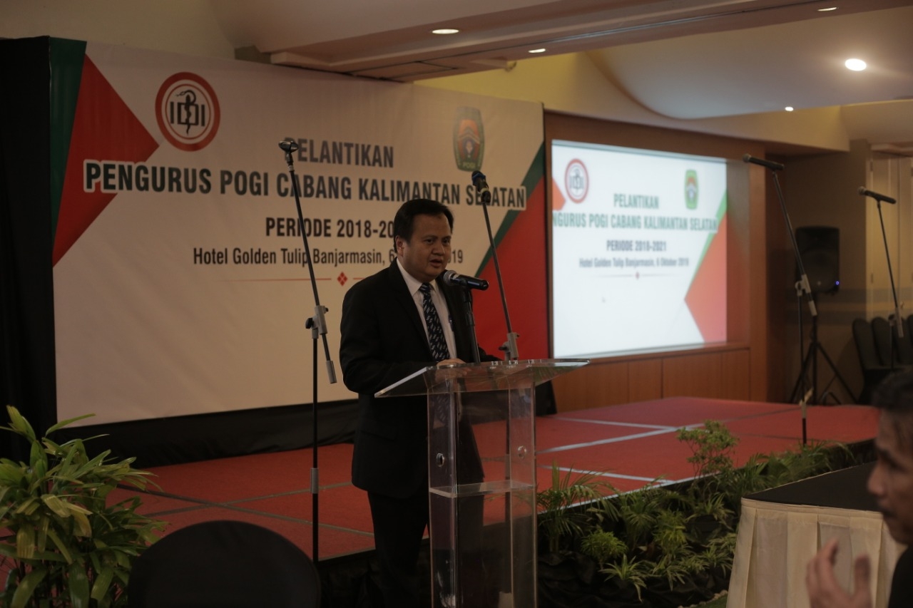 Pelantikan POGI Cabang Kalimantan Selatan Periode 2018 - 2021