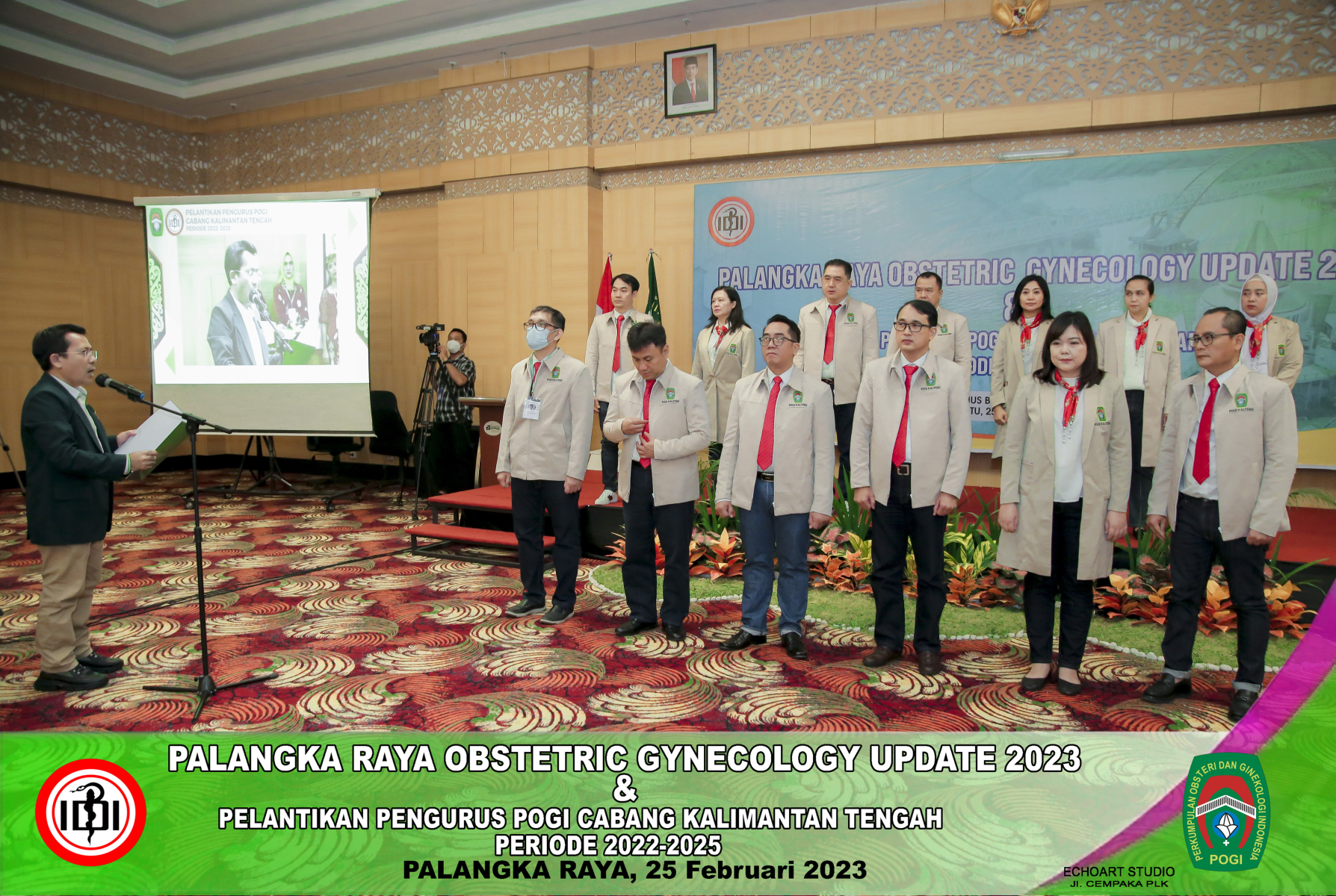 Pelantikan POGI Cabang  Kalteng