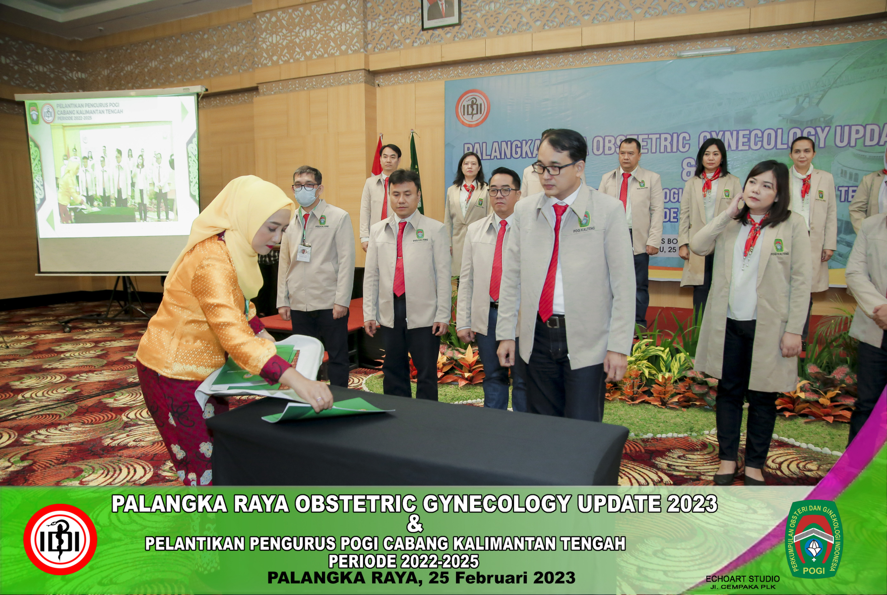 Pelantikan POGI Cabang  Kalteng