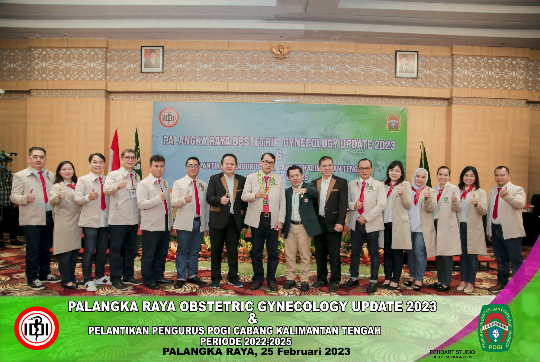 Pelantikan POGI Cabang  Kalteng