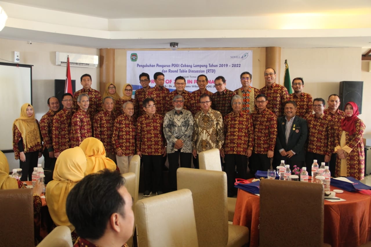 Pelantikan POGI Cabang Lampung Periode 2019 - 2022