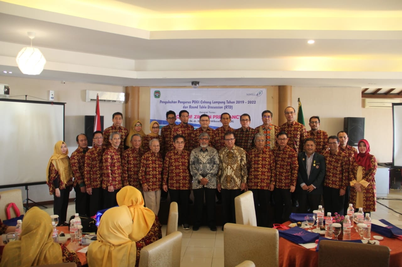 Pelantikan POGI Cabang Lampung Periode 2019 - 2022