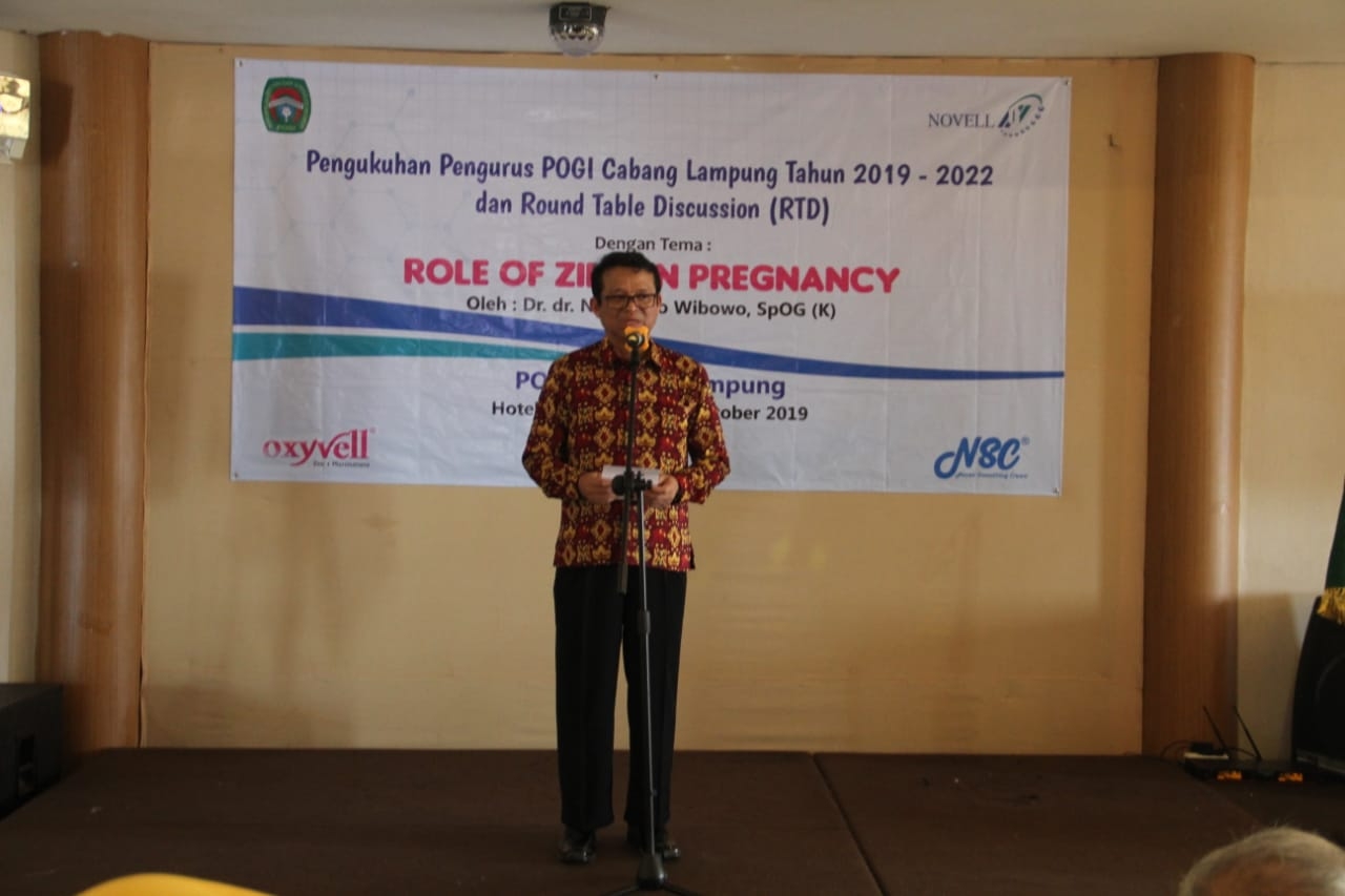 Pelantikan POGI Cabang Lampung Periode 2019 - 2022