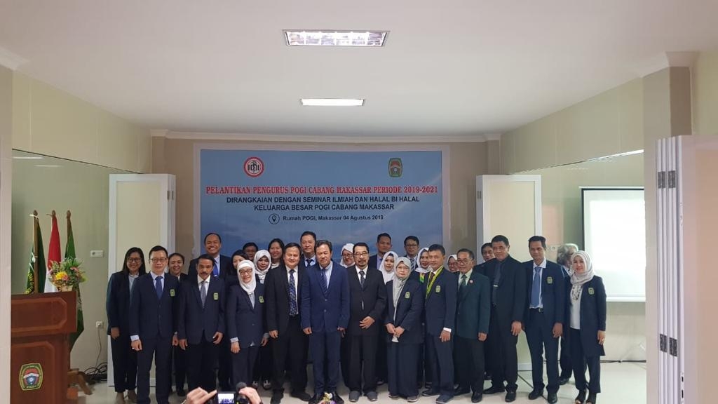 Pelantikan POGI Cabang Makassar Periode 2018 - 2021