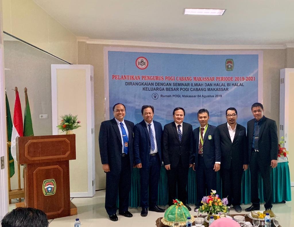 Pelantikan POGI Cabang Makassar Periode 2018 - 2021