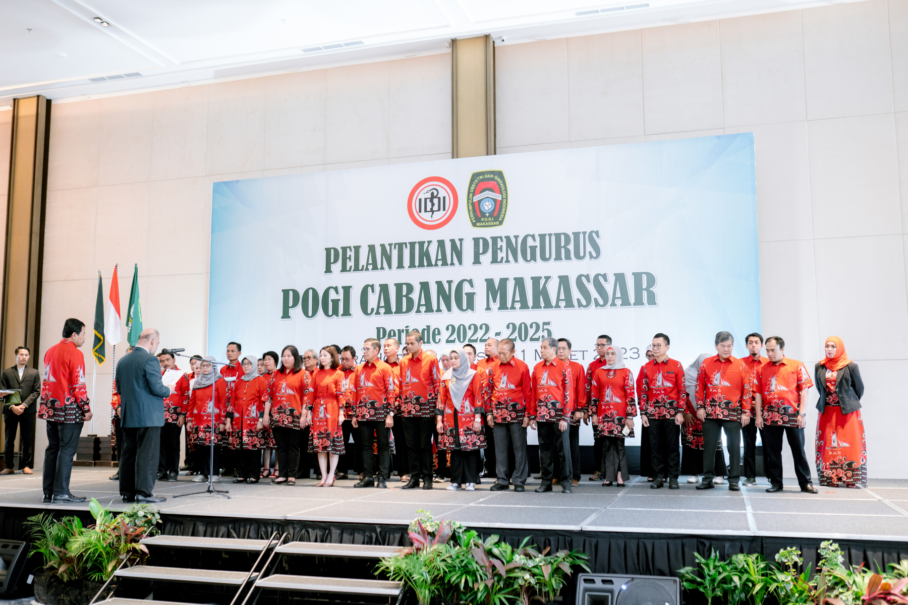 Pelantikan POGI Cabang Makassar