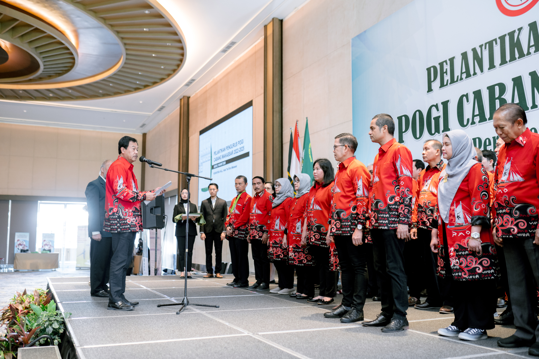 Pelantikan POGI Cabang Makassar