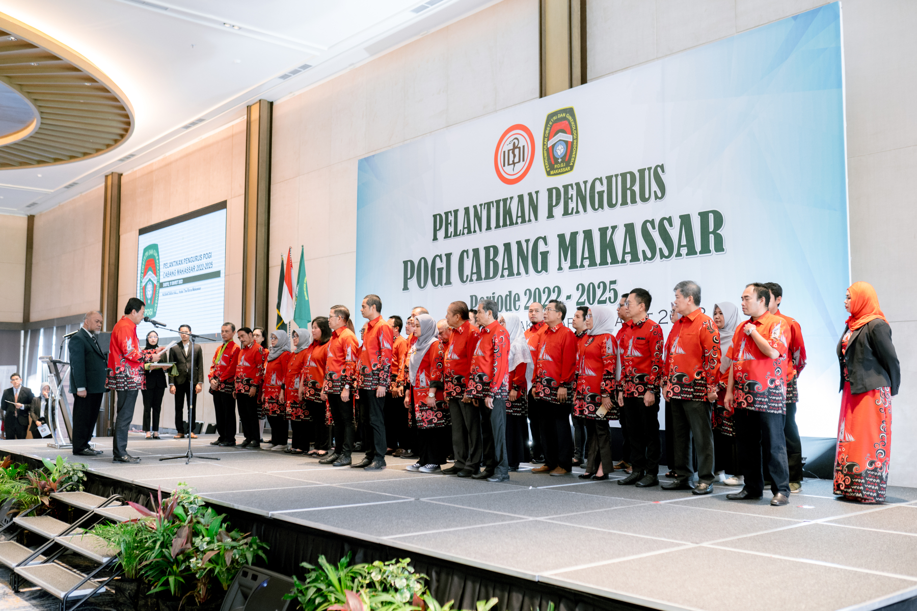 Pelantikan POGI Cabang Makassar