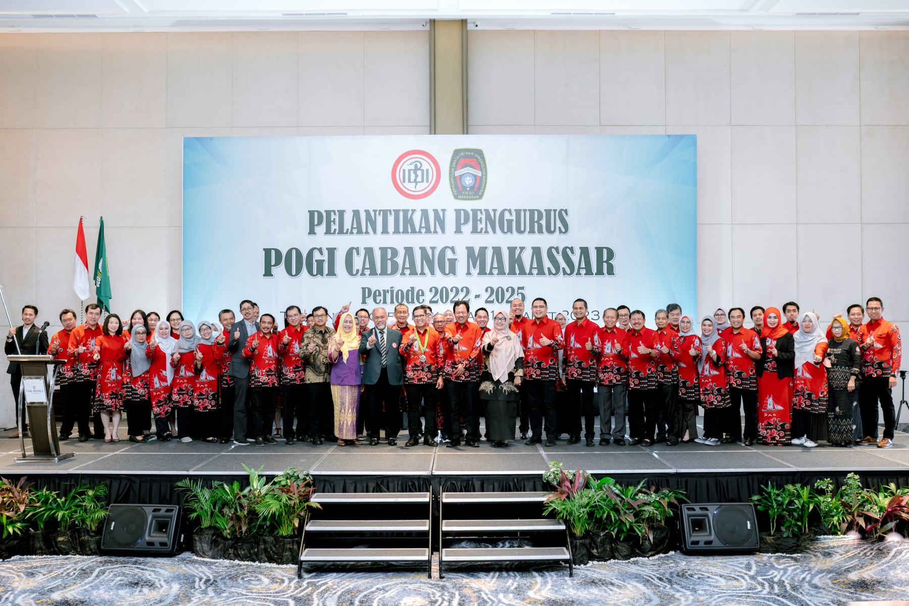 Pelantikan POGI Cabang Makassar