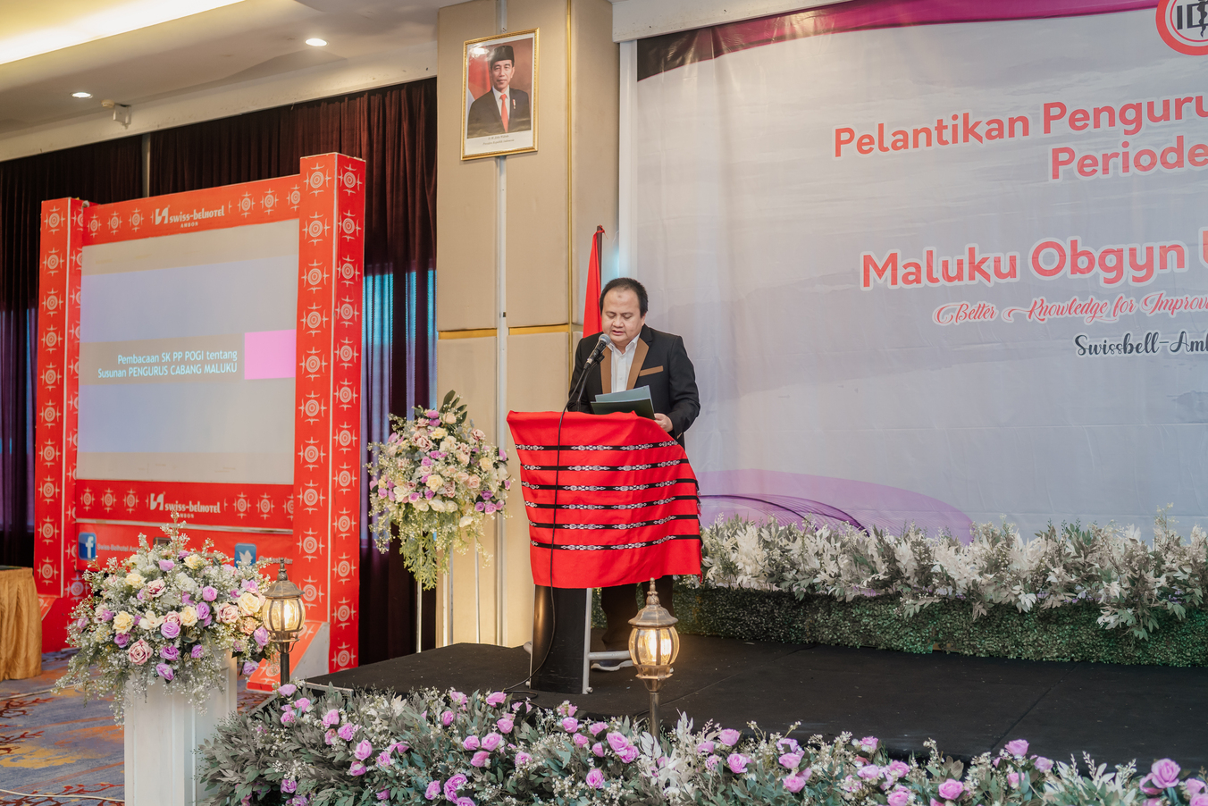 Pelantikan POGI Cabang Maluku