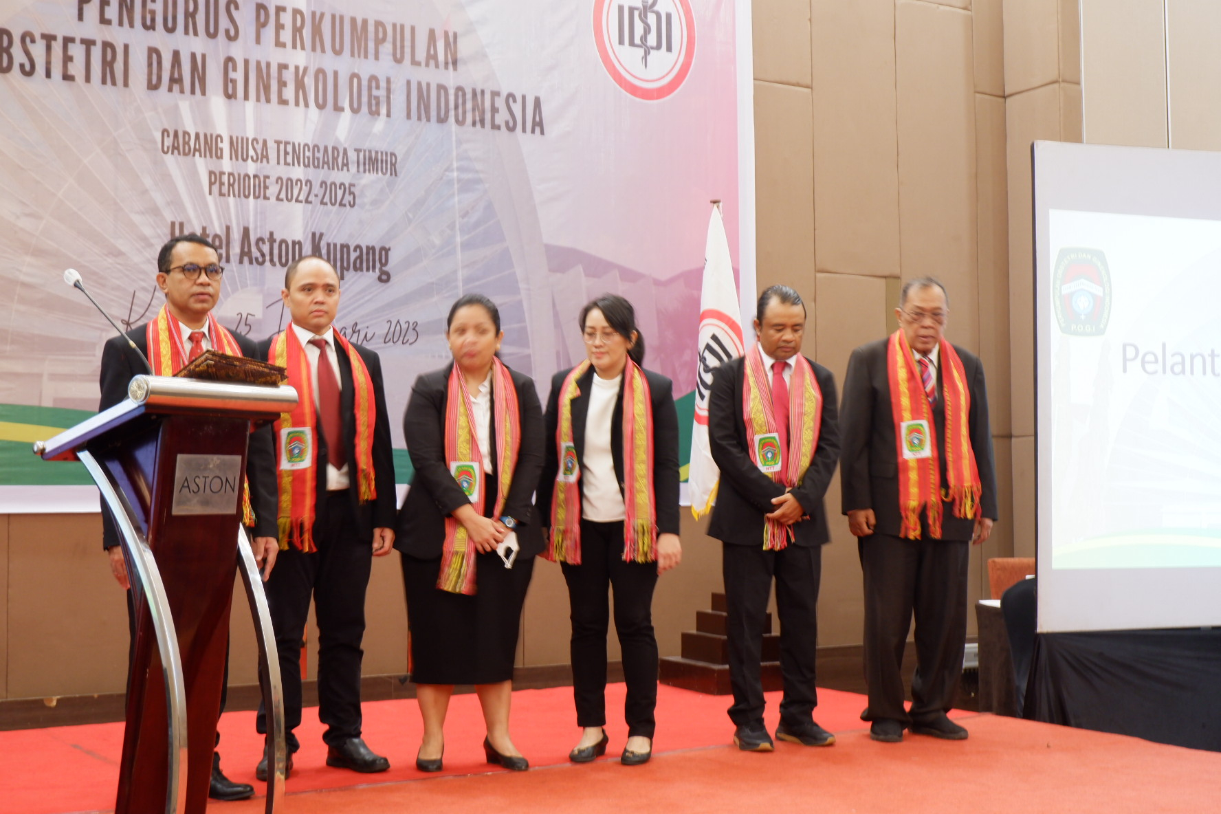 Pelantikan POGI Cabang NTT