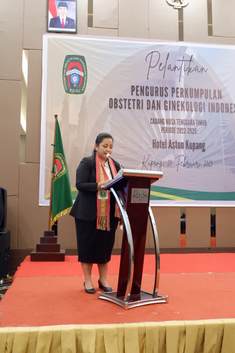 Pelantikan POGI Cabang NTT