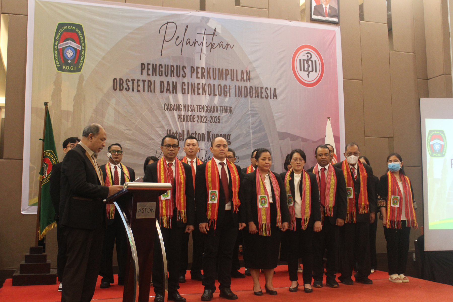 Pelantikan POGI Cabang NTT