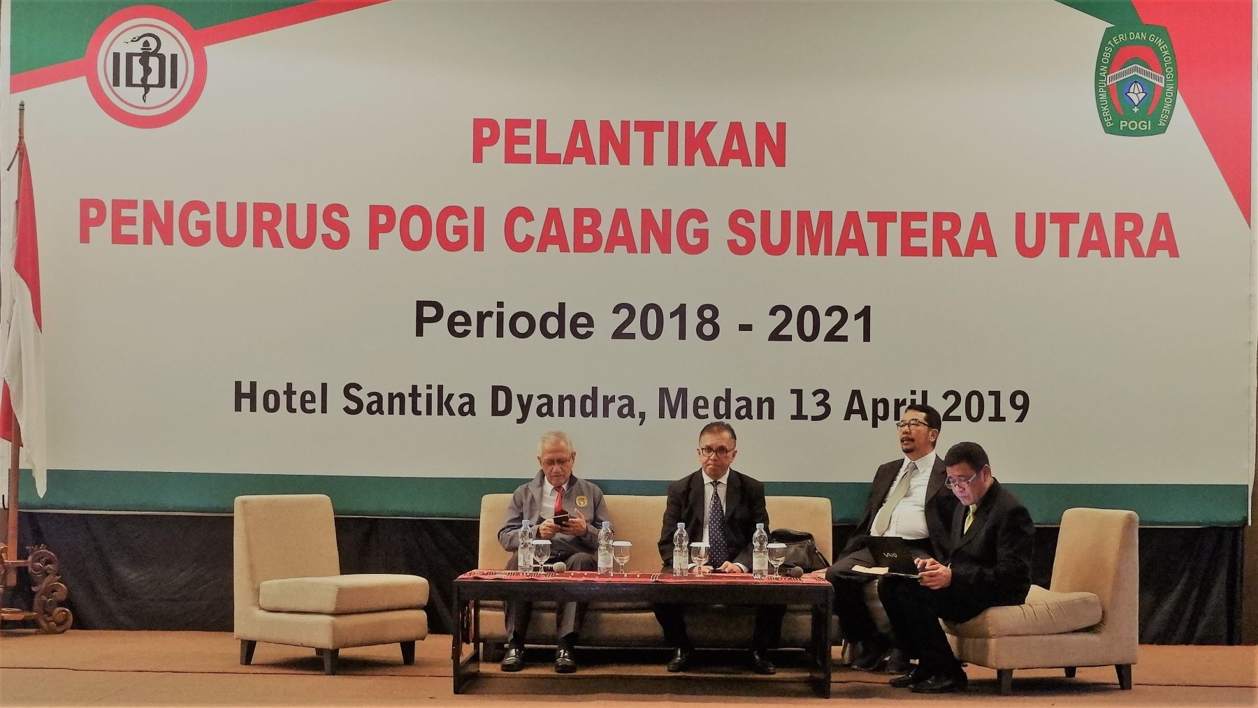 Pelantikan POGI Cabang Sumatera Utara Periode 2018 - 2021