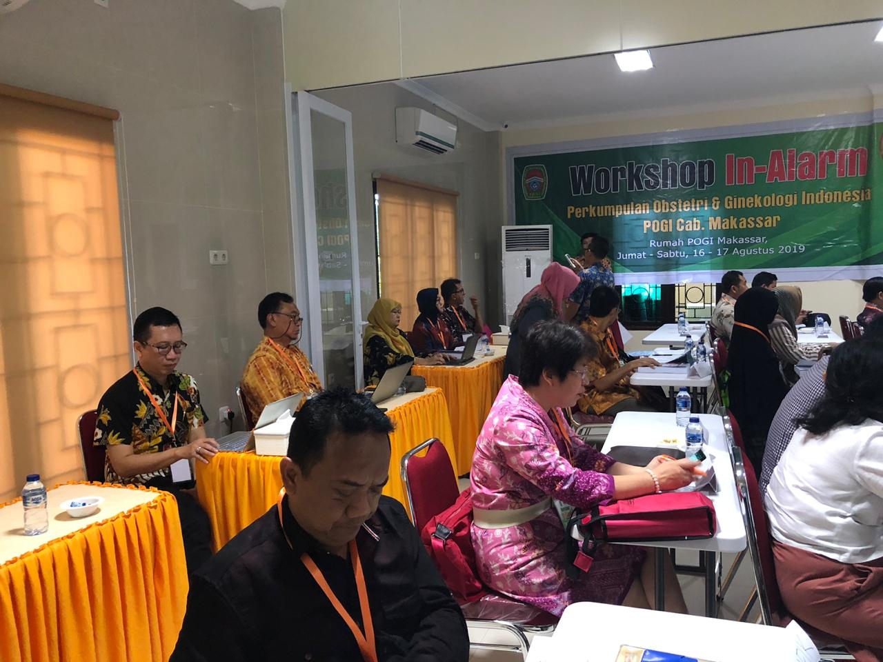 Workshop In-Alarm POGI Cabang Makassar 16-17 Agustus 2019