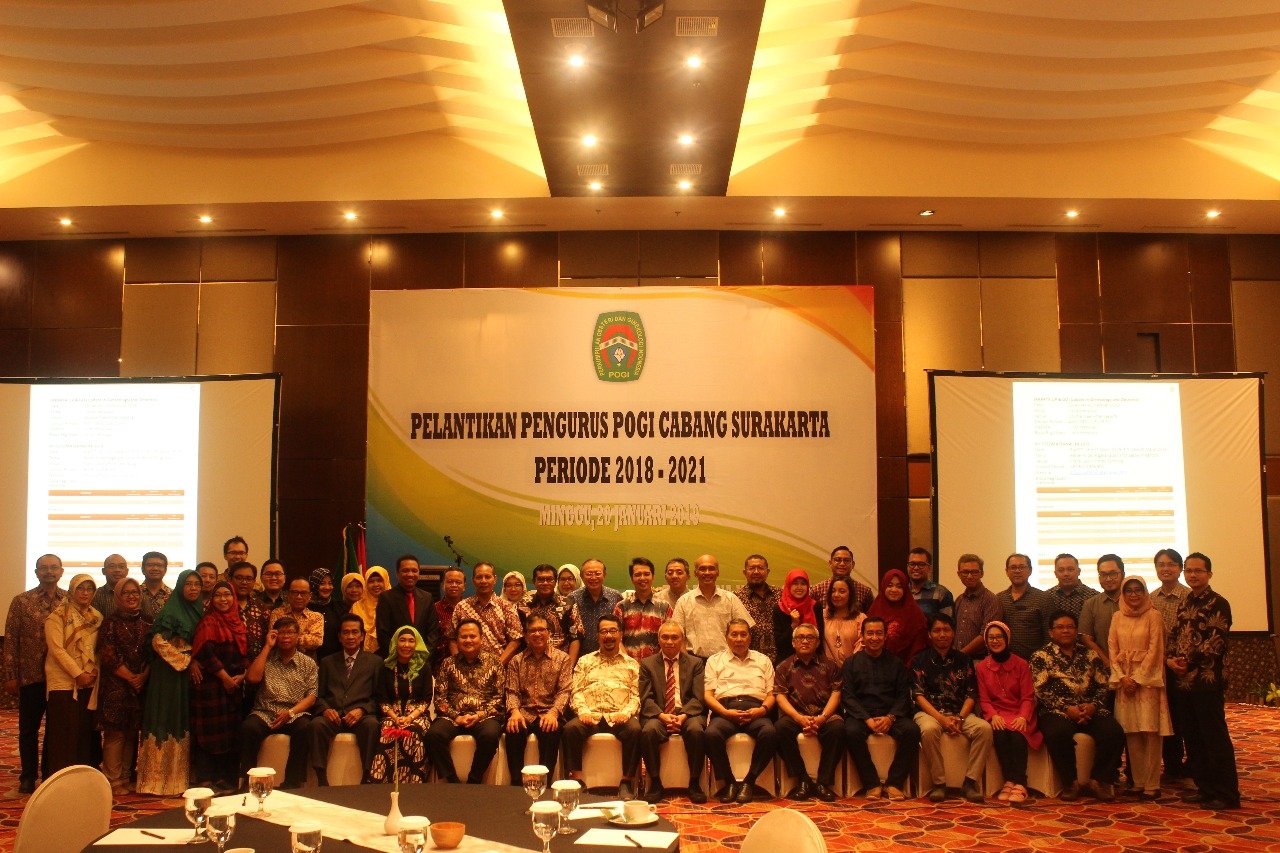 Pelantikan POGI Cabang Surakarta, 20 Januari 2019