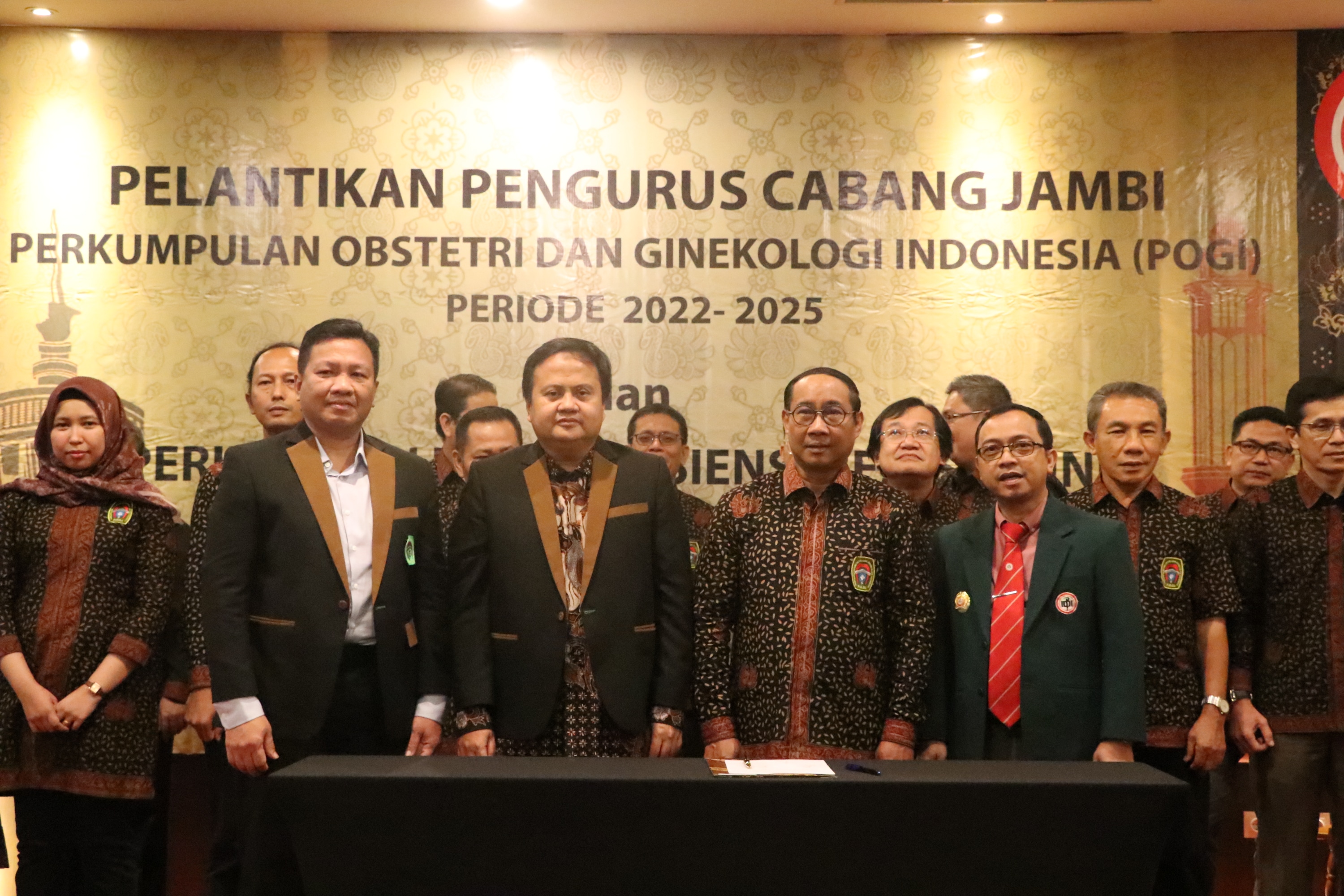 Pelantikan POGI Cabang Jambi Periode 2022 -2025