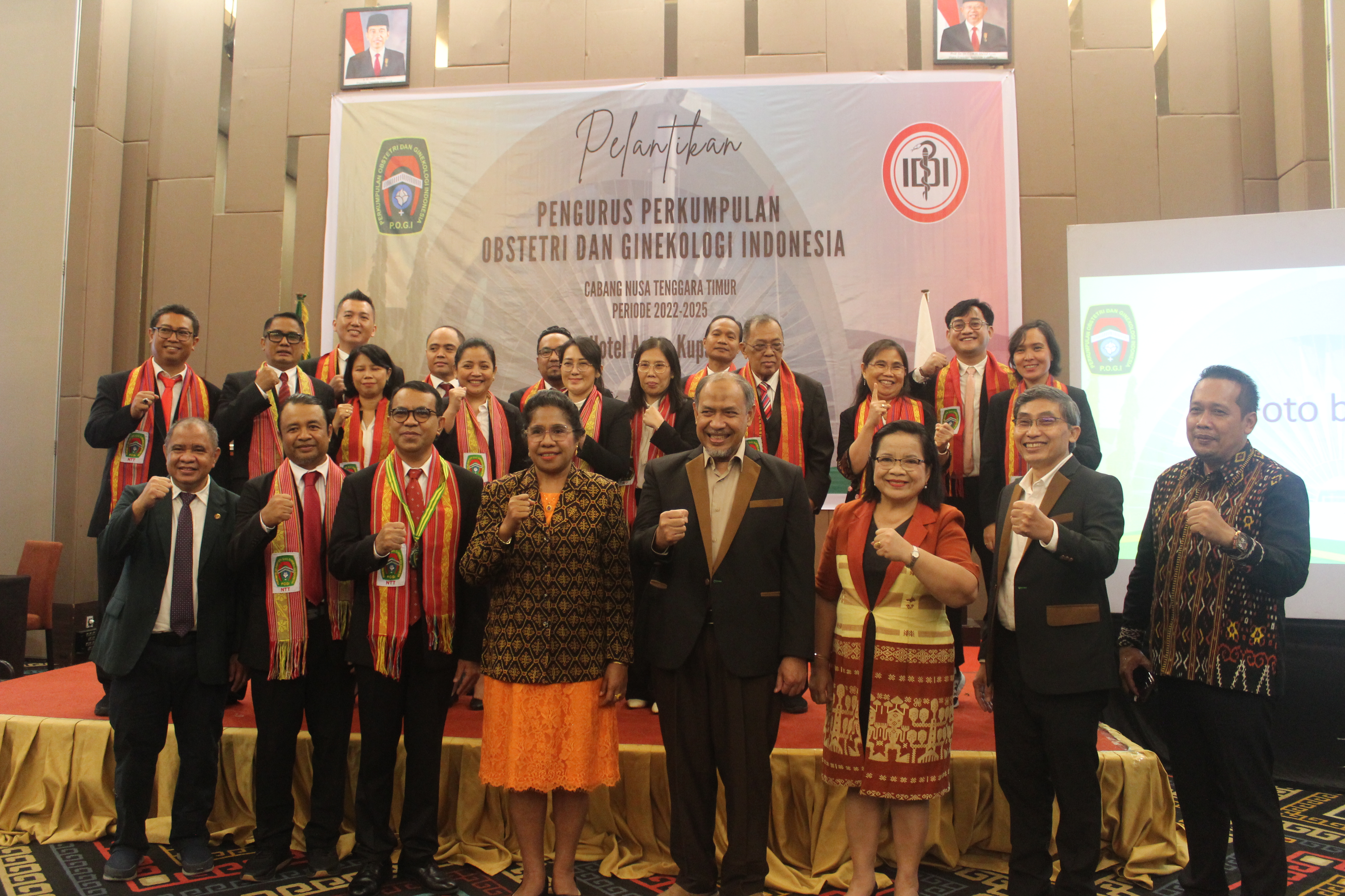 Pelantikan POGI Cabang NTT Periode 2022 -2025
