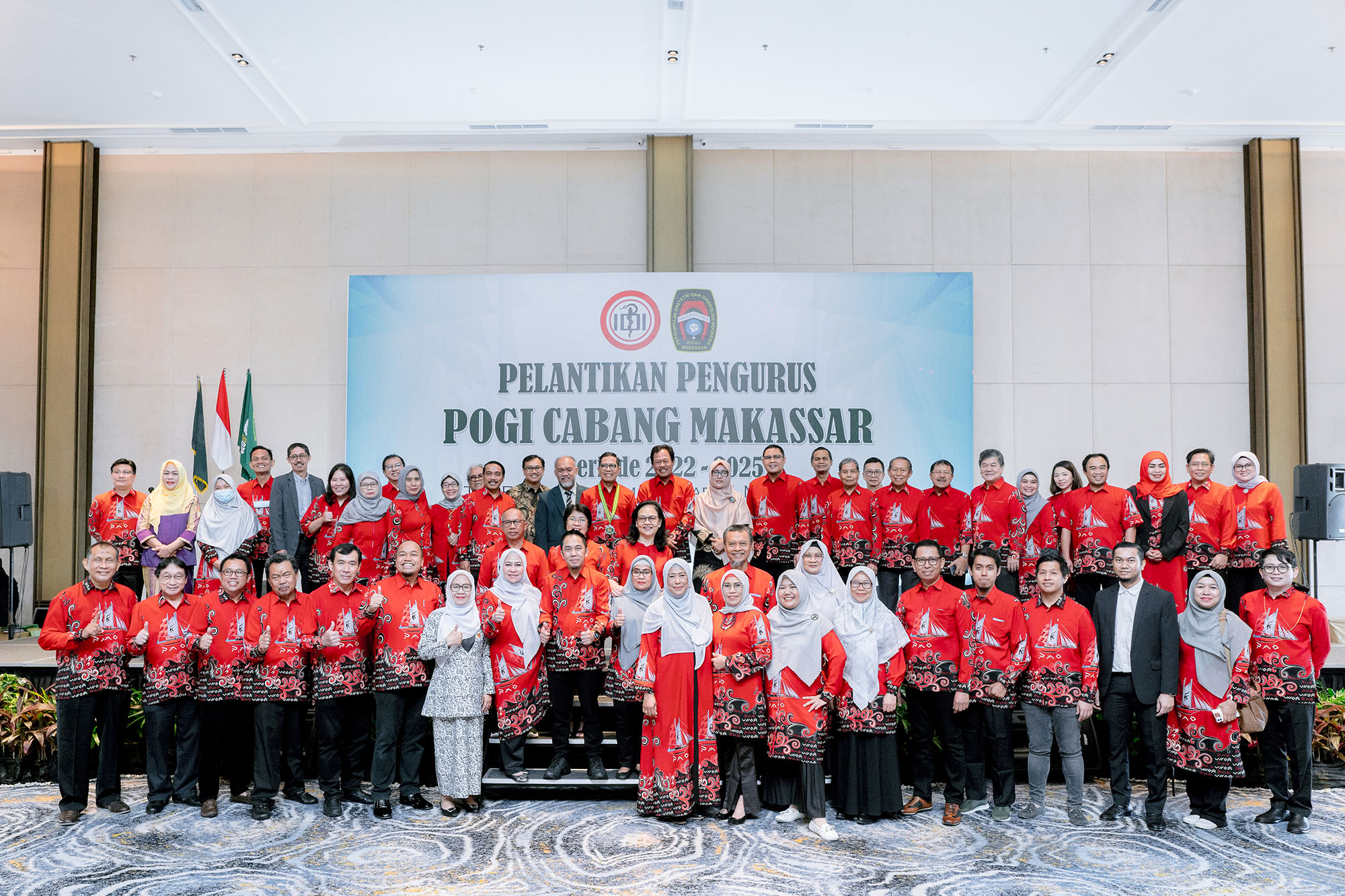 Pelantikan POGI Cabang Makassar Periode 2022 -2025