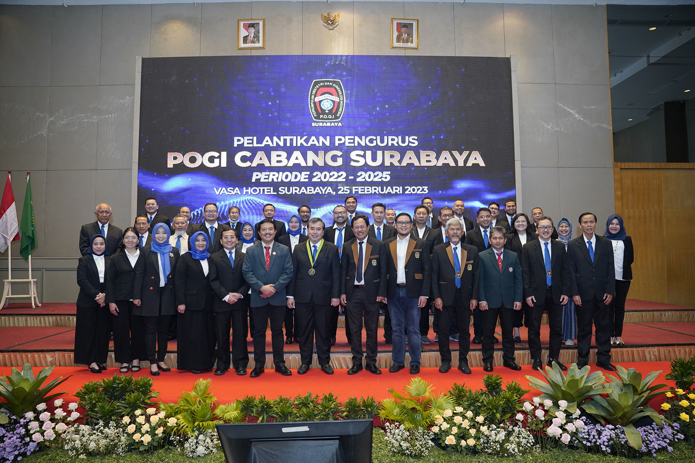 Pelantikan POGI Cabang Surabaya Periode 2022 -2025