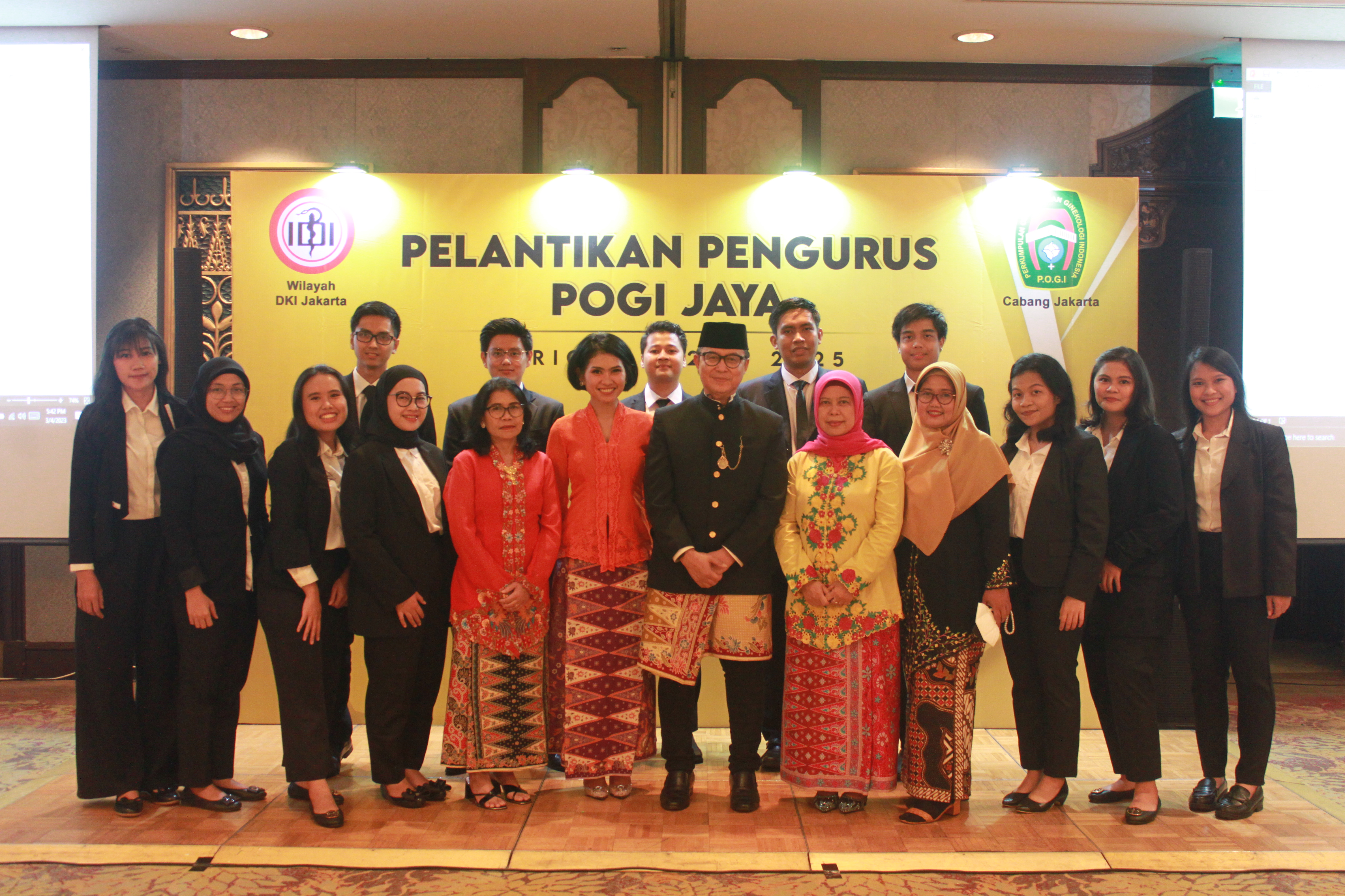 Pelantikan POGI Cabang Jakarta Periode 2022 -2025
