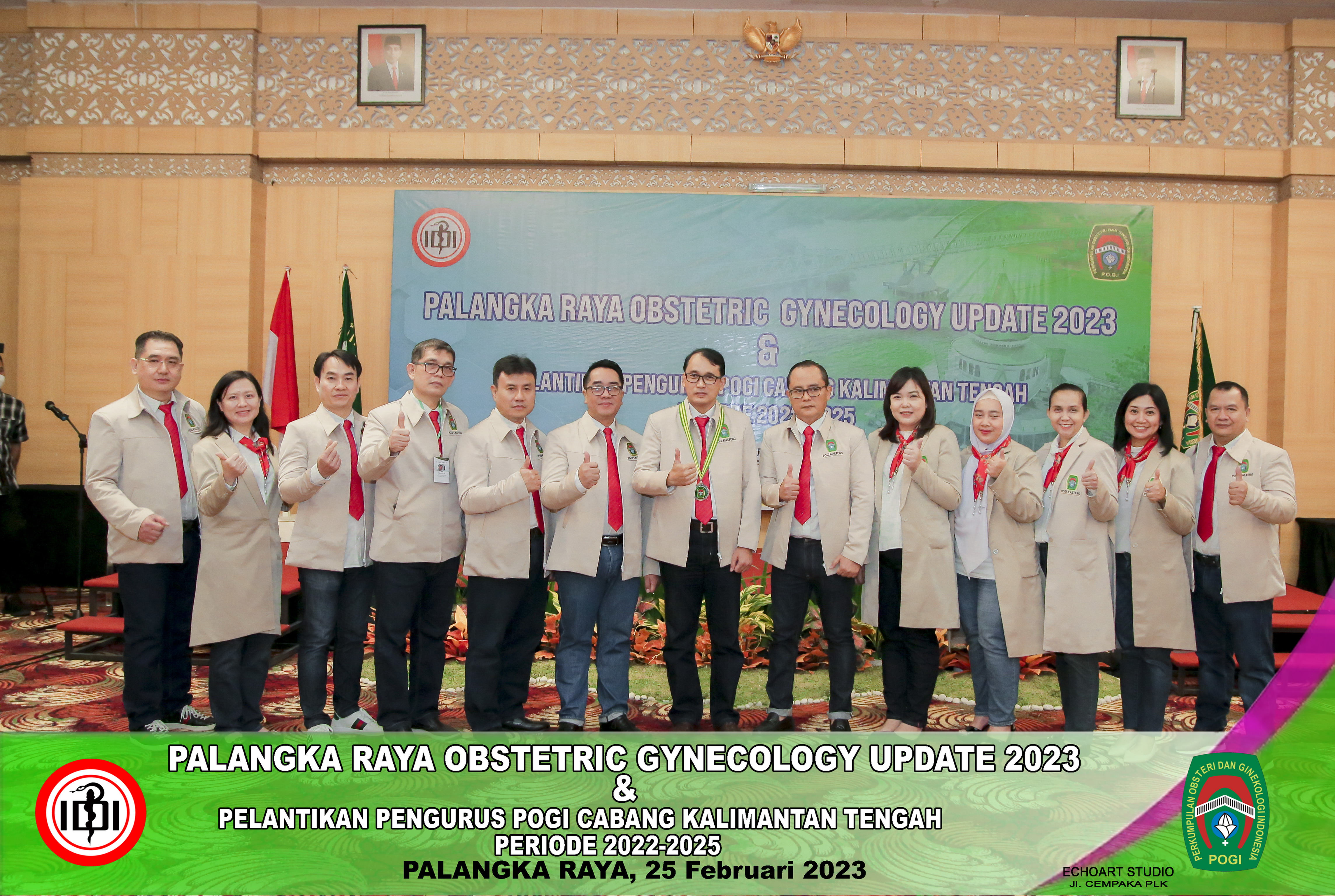 Pelantikan POGI Cabang Kalimantan Tengah Periode 2022-2025